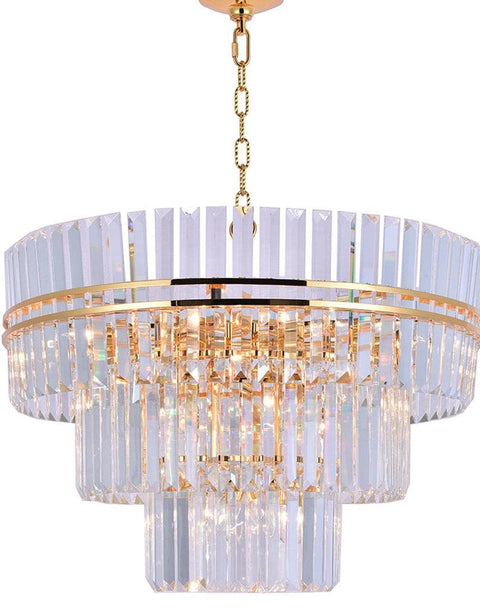 Ashton Collection - Three Tier - 80cm - Gold Plated