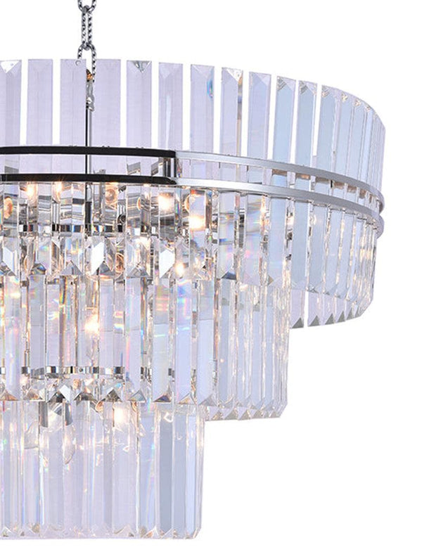 Ashton Collection - Three Tier - 80cm - Nickel Plated