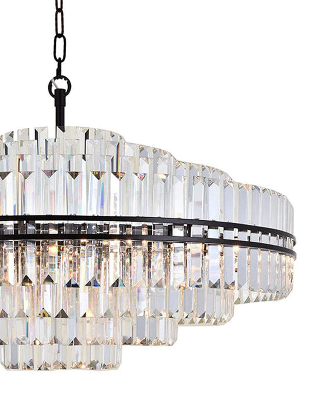 Ashton Collection - 100cm Chandelier - Warm Bronze Finish