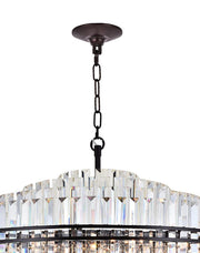 Ashton Collection - 100cm Chandelier - Warm Bronze Finish