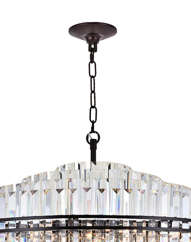 Ashton Collection - 100cm Chandelier - Warm Bronze Finish