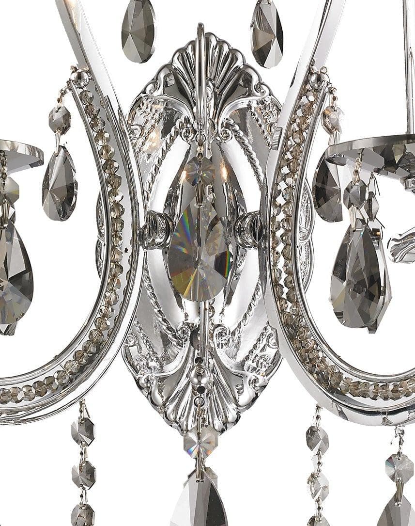 NewYork Princess Wall Sconce - Double Arm - Smoke Crystal - Designer Chandelier 