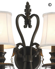 ARIA - Hampton Triple Arm Wall Sconce - Dark Bronze - Designer Chandelier 