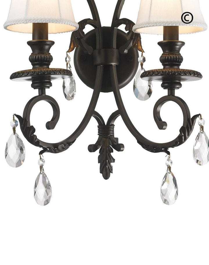 ARIA - Hampton Triple Arm Wall Sconce - Dark Bronze - Designer Chandelier 