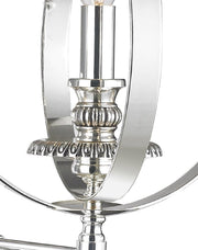 Hampton Orb - Wall Sconce - Silver Plated - Designer Chandelier 