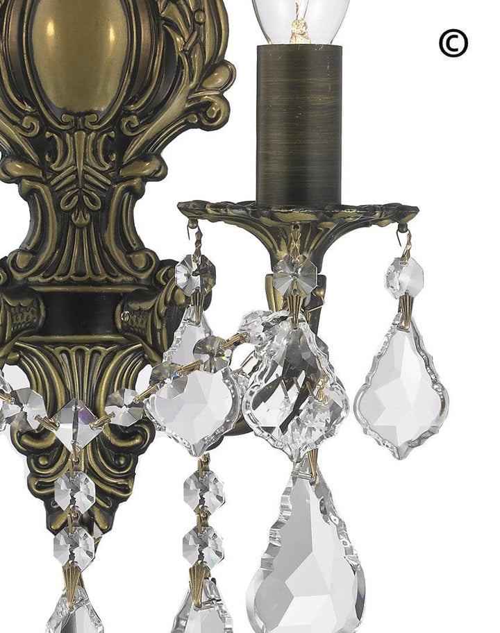 AMERICANA 2 Light Wall Sconce - Victorian - Antique Bronze Style - Designer Chandelier 