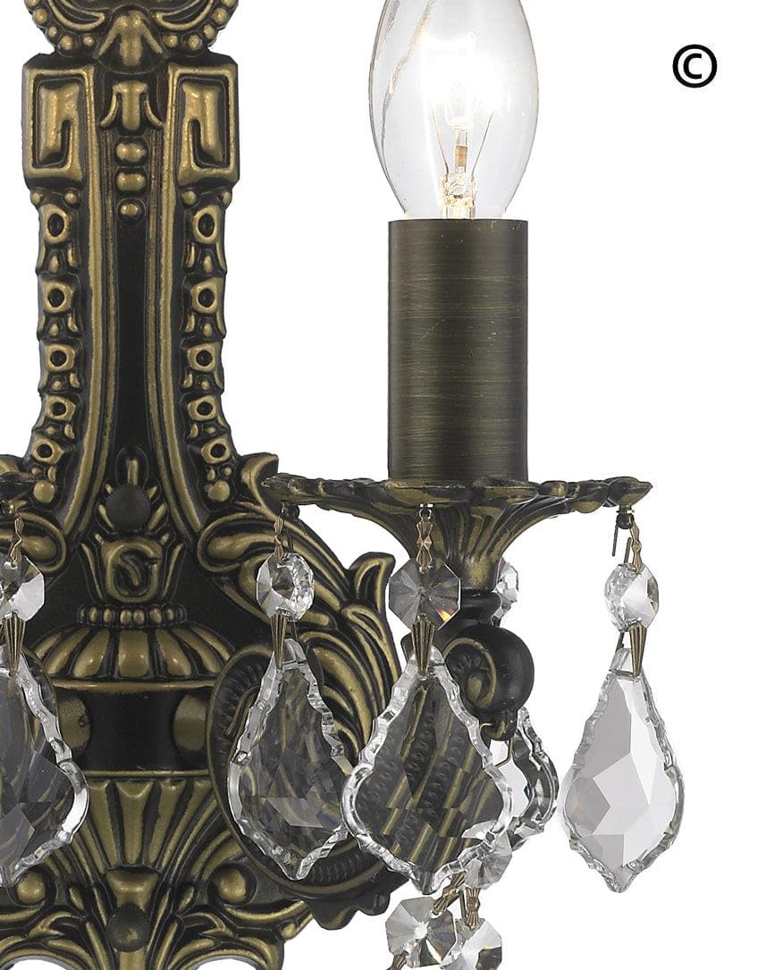 AMERICANA 2 Light Wall Sconce - Edwardian - Antique Bronze Style - Designer Chandelier 