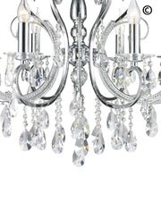 NewYork Princess 6 Arm Chandelier - W:62 - Designer Chandelier 