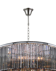Odeon (Oasis) Chandelier- Large 9 Layer - Smoke  Finish - W:130cm