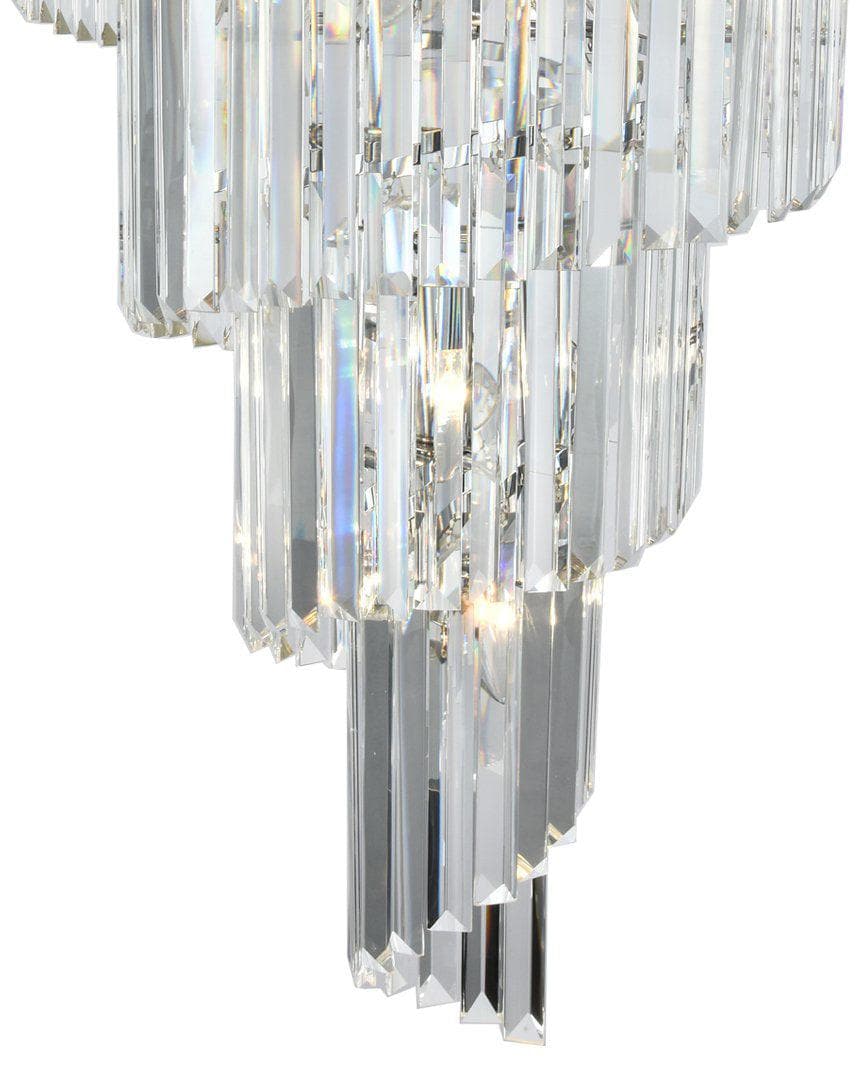 NewYork Oasis Spiral Chandelier - Chrome - Width: 60cm
