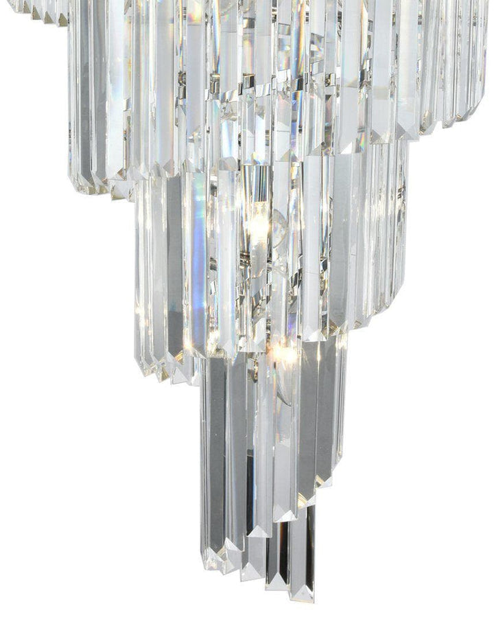 NewYork Oasis Spiral Chandelier - Chrome - Width: 60cm