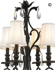 ARIA - Hampton 4 Arm Chandelier - Dark Bronze - Designer Chandelier 