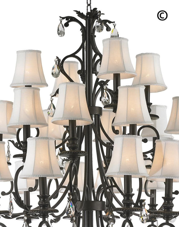 ARIA - Hampton 24 Arm Chandelier - Dark Bronze - Designer Chandelier 