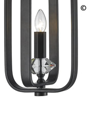 NewYork Allure - Single Light - Dark Bronze - Designer Chandelier 