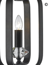 NewYork Allure - Single Light - Dark Bronze - Designer Chandelier 