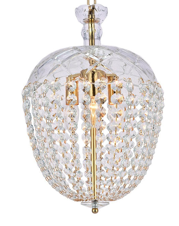 Bohemian Basket Chandelier - Width: 35 cm - Brass Fixtures