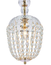 Bohemian Basket Chandelier - Width: 20 cm - Brass Fixtures