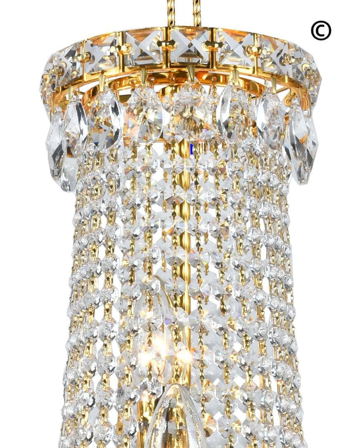 NewYork Empress - Basket Chandelier - Gold - Width: 60cm - Designer Chandelier 