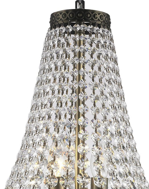 6 light store bronze chandelier