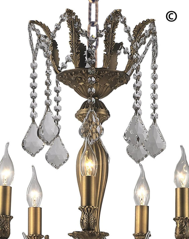 AMERICANA 25 Light Crystal Chandelier - Brass Finish - Designer Chandelier 