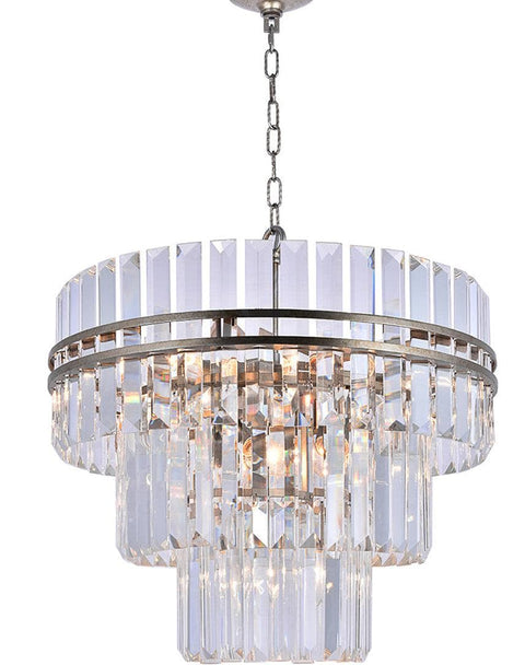 Ashton Collection - Three Tier - 50 cm - Champagne Finish