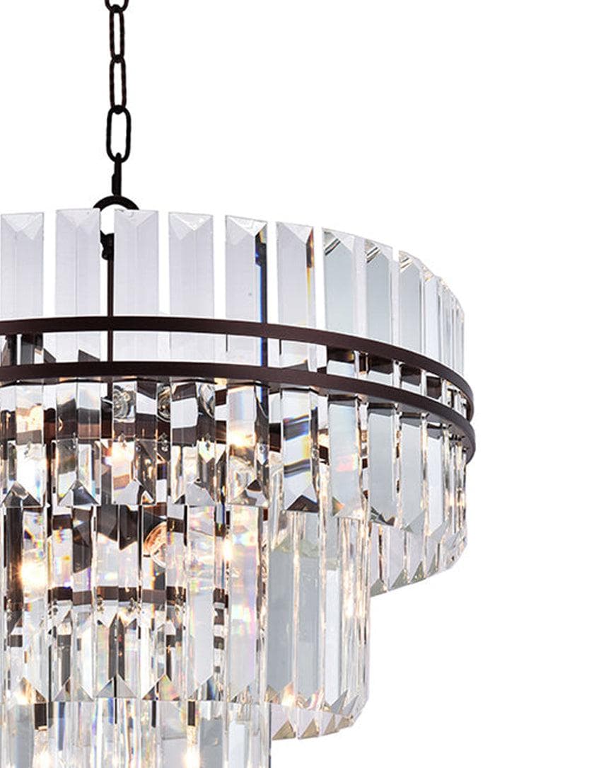 Ashton Collection - Three Tier - 55 cm - Warm Bronze Finish