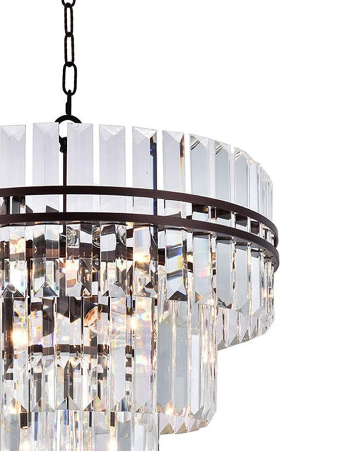 Ashton Collection - Three Tier - 55 cm - Warm Bronze Finish