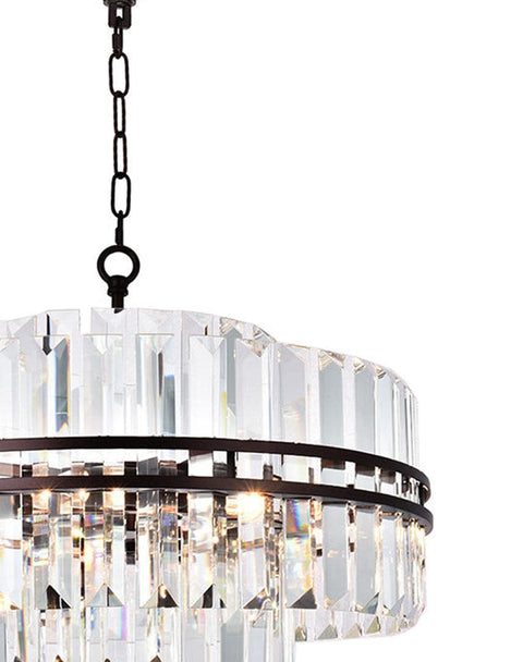 Ashton Collection - 55cm Chandelier - Warm Bronze Finish