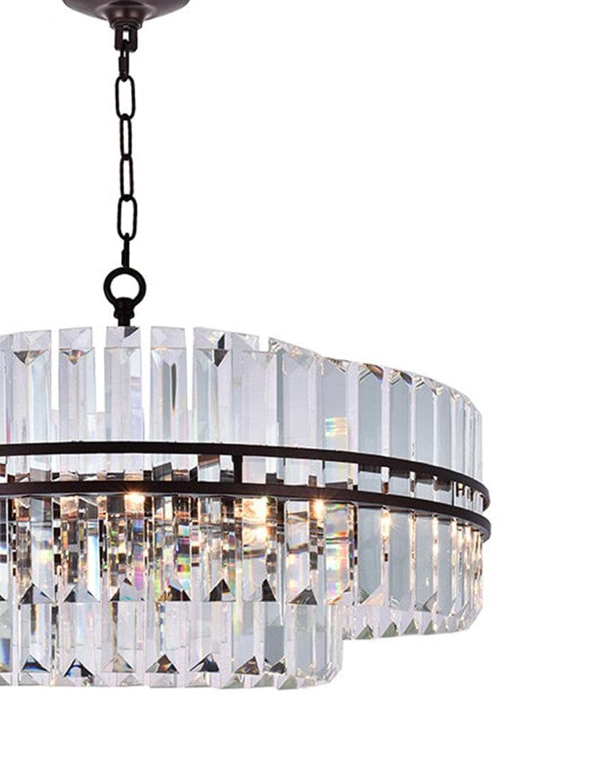 Ashton Collection - 68cm Chandelier - Warm Bronze Finish