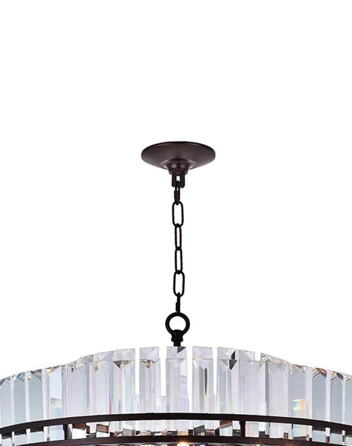 Ashton Collection - 68cm Chandelier - Warm Bronze Finish