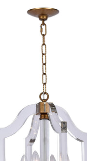 NewYork Lantern 4 Light - Antique Gold Finish