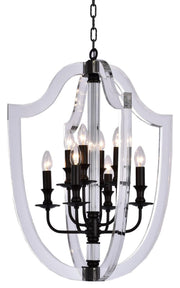 NewYork Lantern 8 Light - Dark Bronze Finish