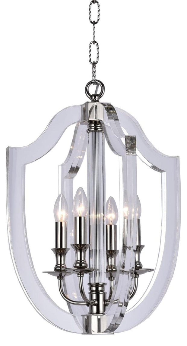 NewYork Lantern 4 Light - Polished Nickel Finish