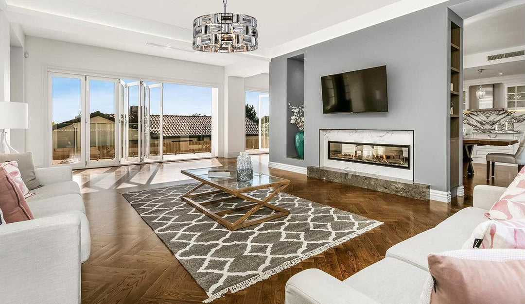 Aurora - NewYork Pendant Chandelier - Width: 52cm - Chrome