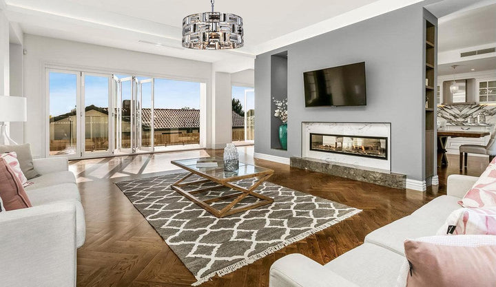 Aurora - NewYork Pendant Chandelier - Width: 52cm - Chrome