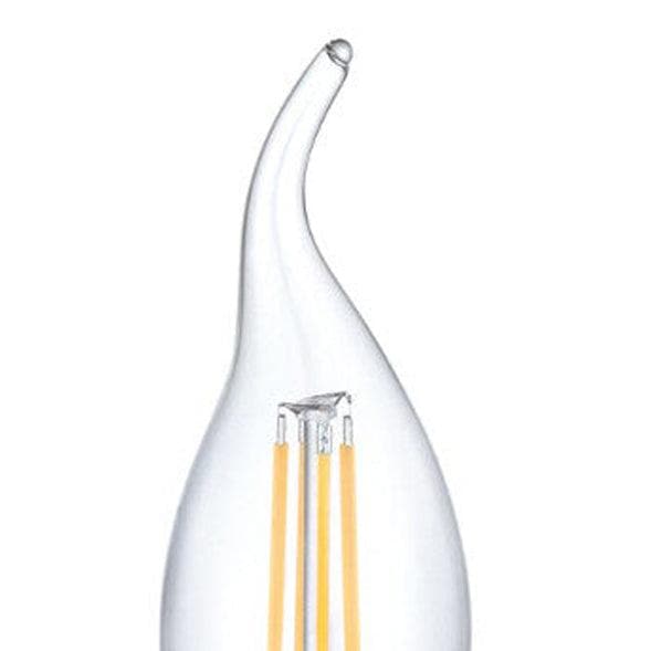 Warm White (3000K) LED – Flicker-Free 4 Watt Dimmable E14 Candle Bulb (New) - Designer Chandelier Australia