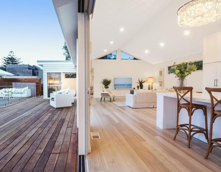 NewYork Oasis Open Ring Chandelier - W:80cm - Chrome