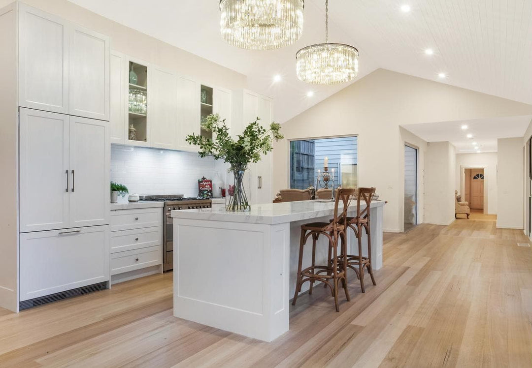 NewYork Oasis Open Ring Chandelier - W:80cm - Chrome