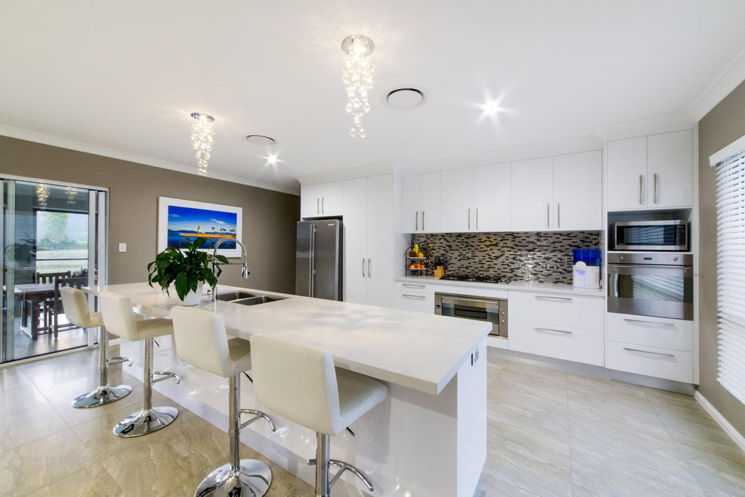 Round Cluster LED Crystal Chandelier - Width:20cm Height:60cm - Designer Chandelier Australia