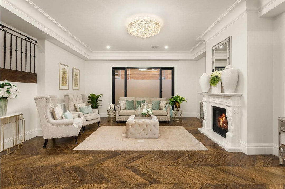 Royal Empress Flush Mount Basket Chandelier - CHROME - W:60cm - Designer Chandelier Australia