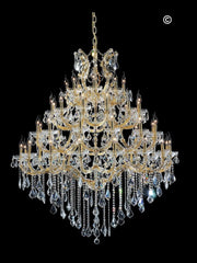 Maria Theresa Crystal Chandelier Grande 48 Light- GOLD - Designer Chandelier 