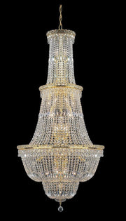 Empress Large Crystal Basket Chandelier - GOLD - Lights - 34 - Designer Chandelier 