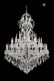 Maria Theresa Crystal Chandelier Royal 48 Light - CHROME - Designer Chandelier 