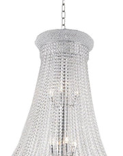 Royal Empress Basket Chandelier - CHROME - W:90cm