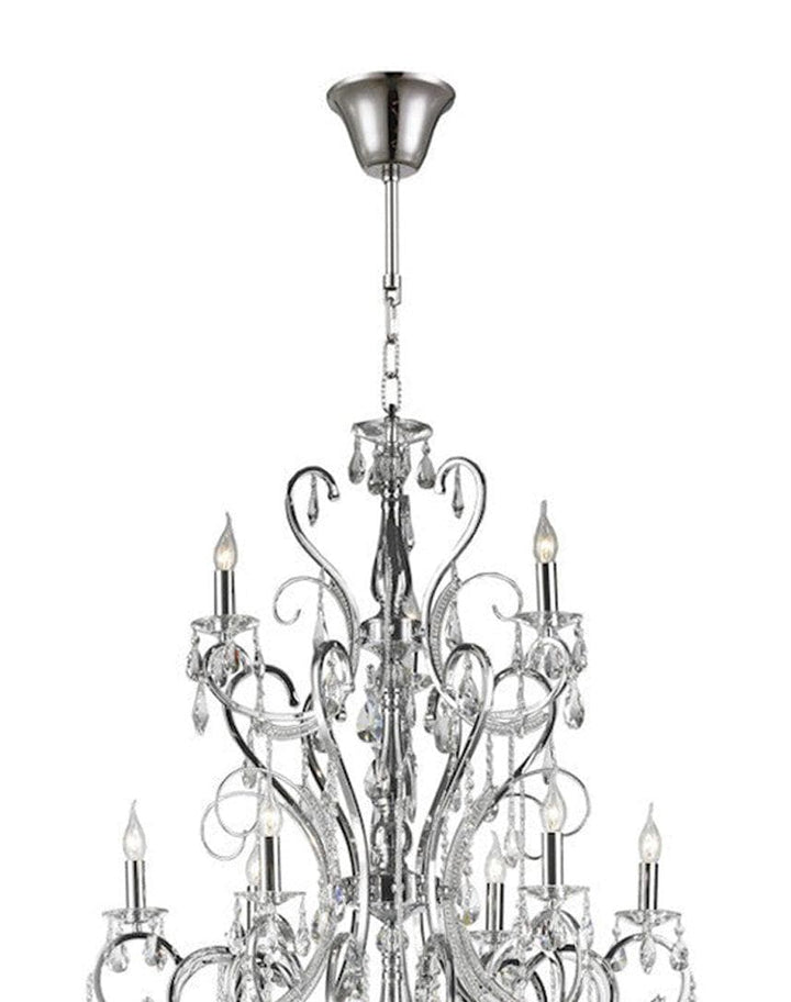 Designer Princess 21 Arm Chandelier - Clear - W:120 H:170cm - Designer Chandelier Australia
