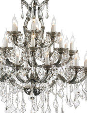 Maria Theresa Crystal Chandelier Grande 28 Light - Smoke