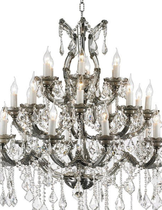 Maria Theresa Crystal Chandelier Grande 28 Light - Smoke