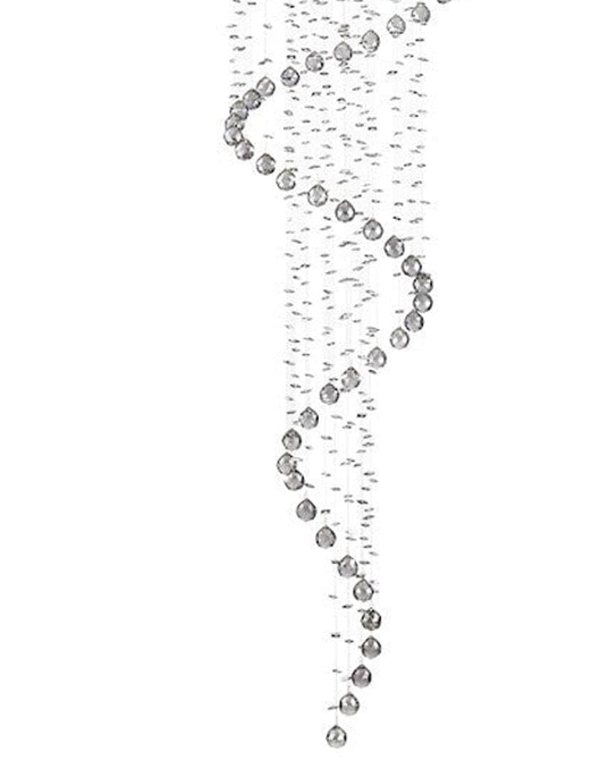 Contemporary Spiral LED Chandelier - SMOKE - W:70cm H:240cm - Designer Chandelier Australia