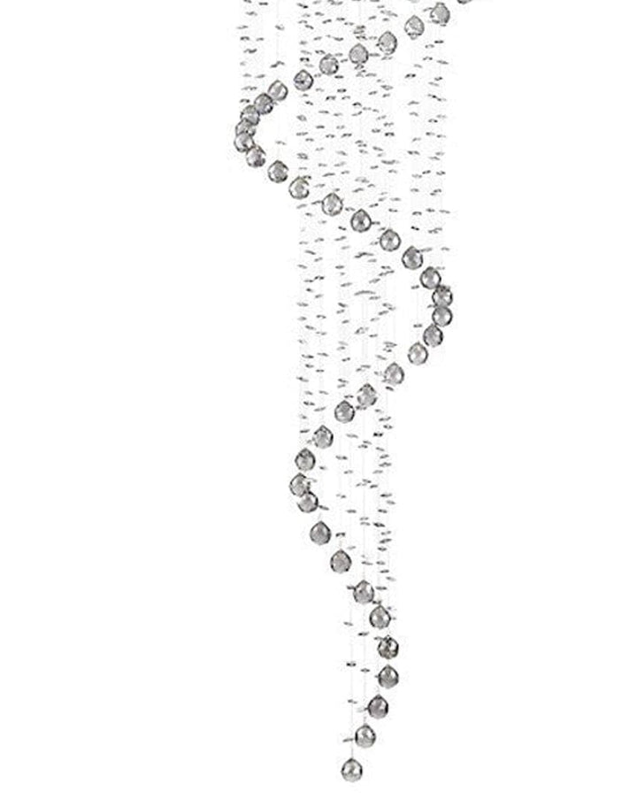 Contemporary Spiral LED Chandelier - SMOKE - W:70cm H:240cm - Designer Chandelier Australia