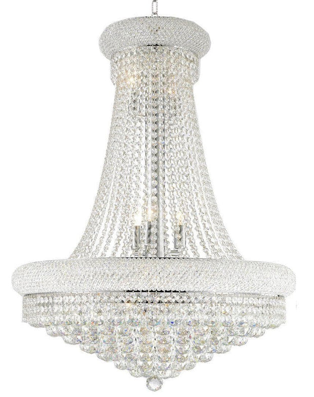 Royal Empress Basket Chandelier - CHROME - W:70cm